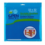 Jucarie - Seturi de constructie - Placa albastra 32x32, Open Brick Source