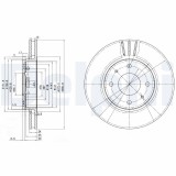 DELPHI BG3501C Disc frana