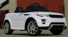 Masinuta electrica pentru copii Land Rover Evoque 2x25W 12V #alb foto