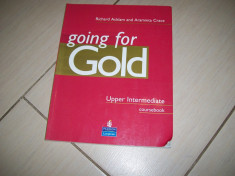 GOING FOR GOLD UPPER INTERMEDIATE COURSEBOOK ACKLAM CRACE foto