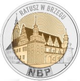 POLONIA 5 ZLOTI / ZLOTYCH 2025 BIMETAL , THE TOWN HALL in BRZEG , UNC