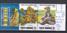 1994 Expozitia Filatelica Romano Chineza cu vinieta LP 1360a MNH foto