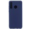 Husa silicon antisoc cu microfibra in interior Huawei Y7p , Albastru