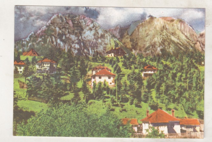 bnk cp Busteni - Vedere spre Bucegi - necirculata