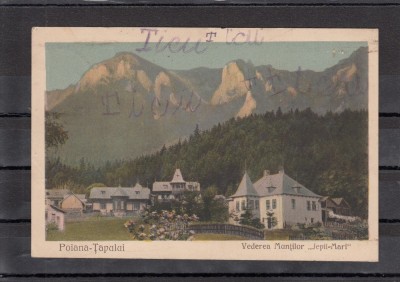 POIANA - TAPULUI VEDEREA MUNTILOR JEPII-MARI CIRCULATA 1923 foto