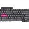 Tastatura Laptop Gaming, Asus, ROG Strix G15 GL543QE, PX513QC, iluminata, conector RGB 16 pini, gri si roz, layout US