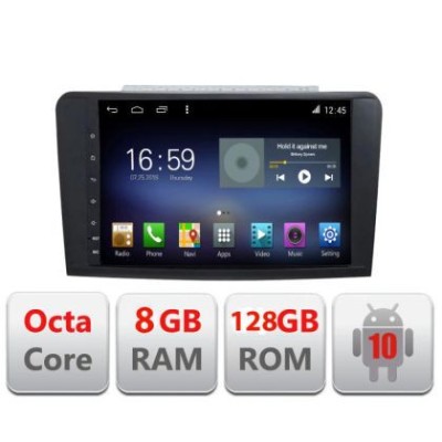 Navigatie Mercedes ML GL F-213 Octa Core cu Android Radio Bluetooth Internet GPS WIFI DSP 8+128GB 4G CarStore Technology foto