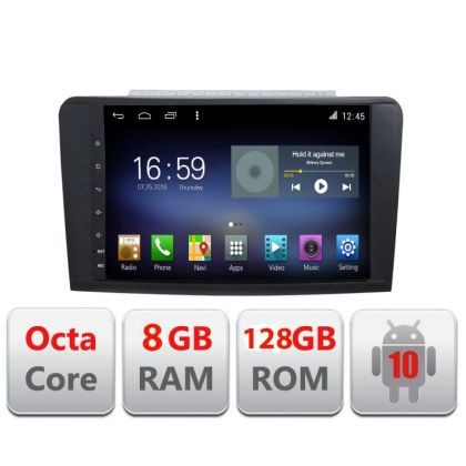 Navigatie Mercedes ML GL F-213 Octa Core cu Android Radio Bluetooth Internet GPS WIFI DSP 8+128GB 4G CarStore Technology