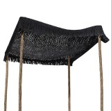 Cumpara ieftin Parasolar Roof macrame negru 4x4m