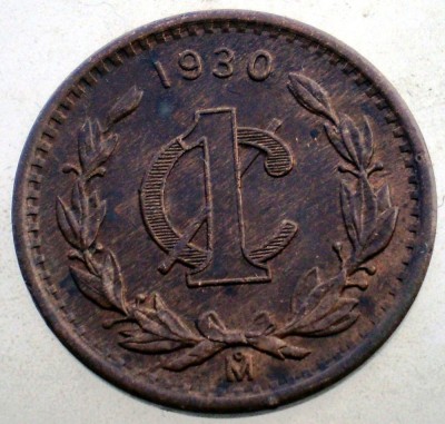 B.588 MEXIC 1 CENTAVO 1930 foto