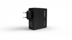 Incarcator DCA-4U black USB wall charger Orico foto