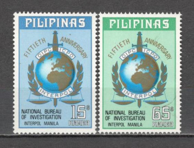 Filipine.1973 50 ani INTERPOL LD.24 foto