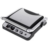 Gratar electric 2 in 1 Adler AD 3059, 2000 W, display LED, Gri