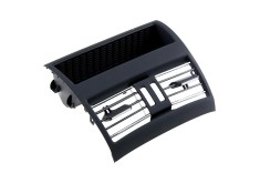 Grila ventilatie aer AC Bmw Seria 5 F10, F11, 2010-, Central-Spate Cromat, NTY EZC-BM-050