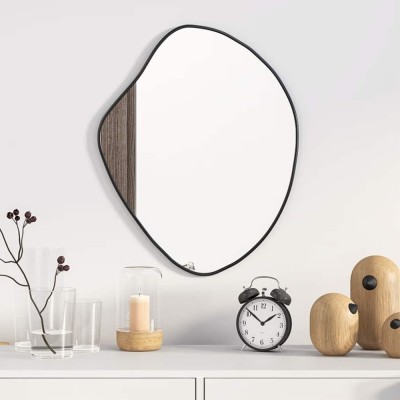 vidaXL Oglindă de perete, negru, 50x40 cm 348252 foto