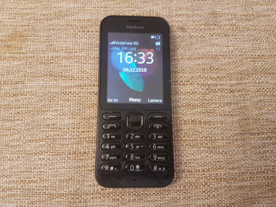 Telefon Rar Nokia 222 Black Dualsim Livrare gratuita! foto