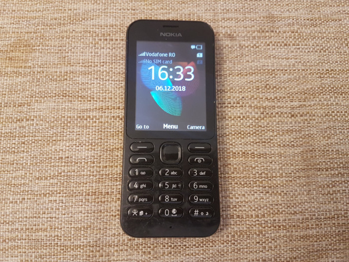 Telefon Rar Nokia 222 Black Dualsim Livrare gratuita!