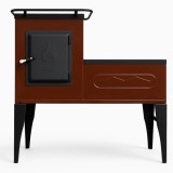 Cumpara ieftin Soba pe Lemne cu Plita din Fonta (3 Ochiuri) si Cuptor Stanga, Emailata, &Oslash;120 mm, L / l / h 1000x450x1150 mm, EVOTOOLS