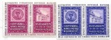 Romania - Centenarul marcii postale romanesti, 1958, serie viniete neobliterata