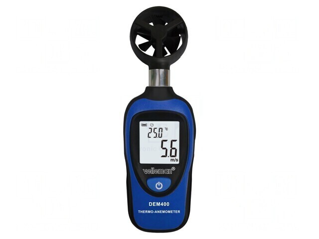 Termoanemometru LCD -30&divide;60&deg;C 175x55x38mm