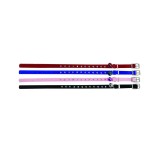 ZGARDA PENTRU PISICI FLAMINGO DIN VELUR CU CLOPOTELSTRASURI 30CMx10MM