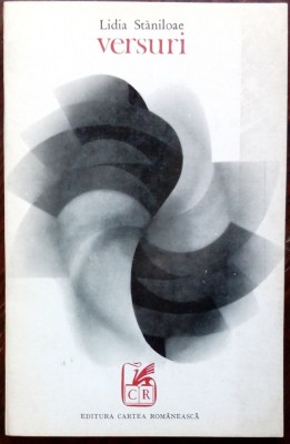 LIDIA STANILOAE: VERSURI (volum debut 1971/coperta ZOE LANGADA/fara fila garda) foto