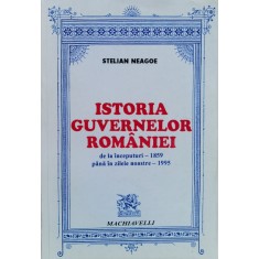 Istoria Guvernelor Romaniei - Stelian Neagoe , O151