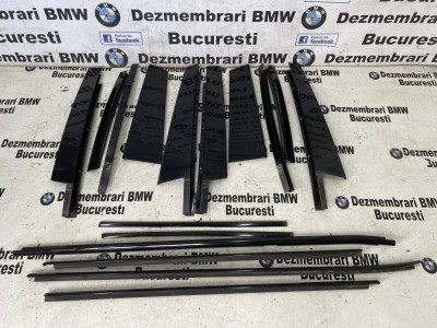 Trimuri ornamente exterioare negru lucios shadow line BMW X3 E83 foto
