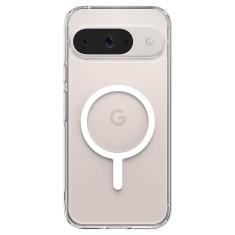 Husa Spigen Ultra Hybrid Onetap Google Pixel 9 9 Pro magsafe alb