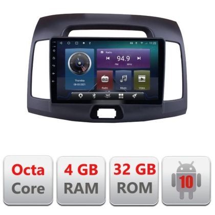 Navigatie HHyundai Elantra 2007-2011 C-2009 Octa Core cu Android Radio Bluetooth Internet GPS WIFI 4+32GB CarStore Technology