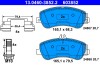 ATE 13.0460-3852.2 set placute frana,frana disc