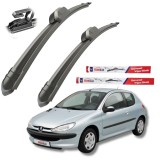 Cumpara ieftin Ștergătoare Peugeot 206 (1998&ndash;2012) Hatchback (3 uși) &ndash; Set față Flat
