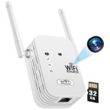 Cumpara ieftin Camera Spion in Amplificator Semnal Wireless iUni RP1, 32GB, Wi-Fi, Full HD, Senzor de miscare