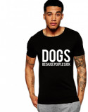 Cumpara ieftin Tricou negru barbati - Dogs - S, THEICONIC
