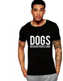 Cumpara ieftin Tricou negru barbati - Dogs - M, THEICONIC