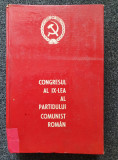 CONGRESUL AL IX-LEA AL PARTIDULUI COMUNIST ROMAN