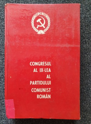 CONGRESUL AL IX-LEA AL PARTIDULUI COMUNIST ROMAN foto