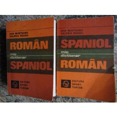 MIC DICTIONAR ROMAN - SPANIOL / SPANIOL - ROMAN (format liliput, 7 x 10 cm)