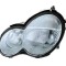 Far Mercedes Clasa C (W203) 05.2000-02.2004 DEPO partea Stanga, tip bec H7+H7, reglaj pneumatic