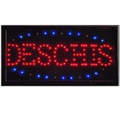 Panou luminos, 48 x 25.5 cm, mesaj Deschis