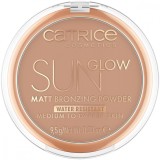 Pudra bronzanta Sun Glow Matt Bronzing Powder 035 - Universal Bronze, 9.5g, Catrice