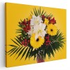 Tablou buchet flori variate Tablou canvas pe panza CU RAMA 80x120 cm