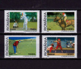 RO 2002 , LP 1588 ,&quot;Sporturi cu crose &quot; , serie ,MNH