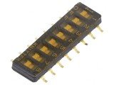 Comutator DIP-SWITCH SMD 2 Pozitii 0.1A 50VDC