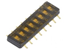 Comutator DIP-SWITCH SMD 2 Pozitii 0.1A 50VDC