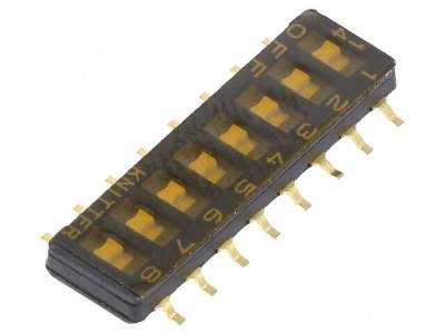 Comutator DIP-SWITCH SMD 2 Pozitii 0.1A 50VDC foto