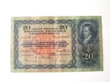 Rara! Elvetia 20 Francs 1950,bancnota din imagini la cel mai mic pret