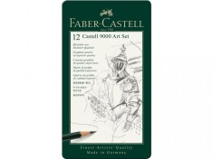Creion grafit arta Faber-Castell Castell 9000, set 12 buc