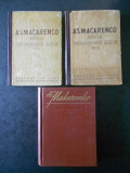A. S. MACARENCO - OPERE PEDAGOGICE ALESE 3 volume (1951, editie cartonata)
