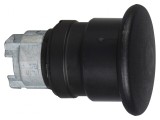 Comutator apăsare 22mm negru